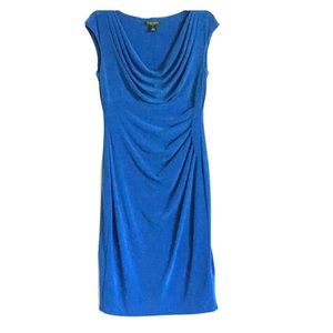 Ralph Lauren Sapphire Blue fitted dress